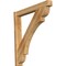 Ekena Millwork Olympic Craftsman Rough Sawn Outlooker, Western Red Cedar, 6"W x 44"D x 44"H OUT06X44X44OLY04RWR - alternate 1